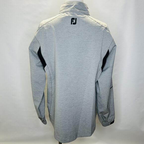 FootJoy DryJoys Golf Jacket Women's XL Gray Waterproof Windproof FJ Rain Shell - Picture 10 of 16